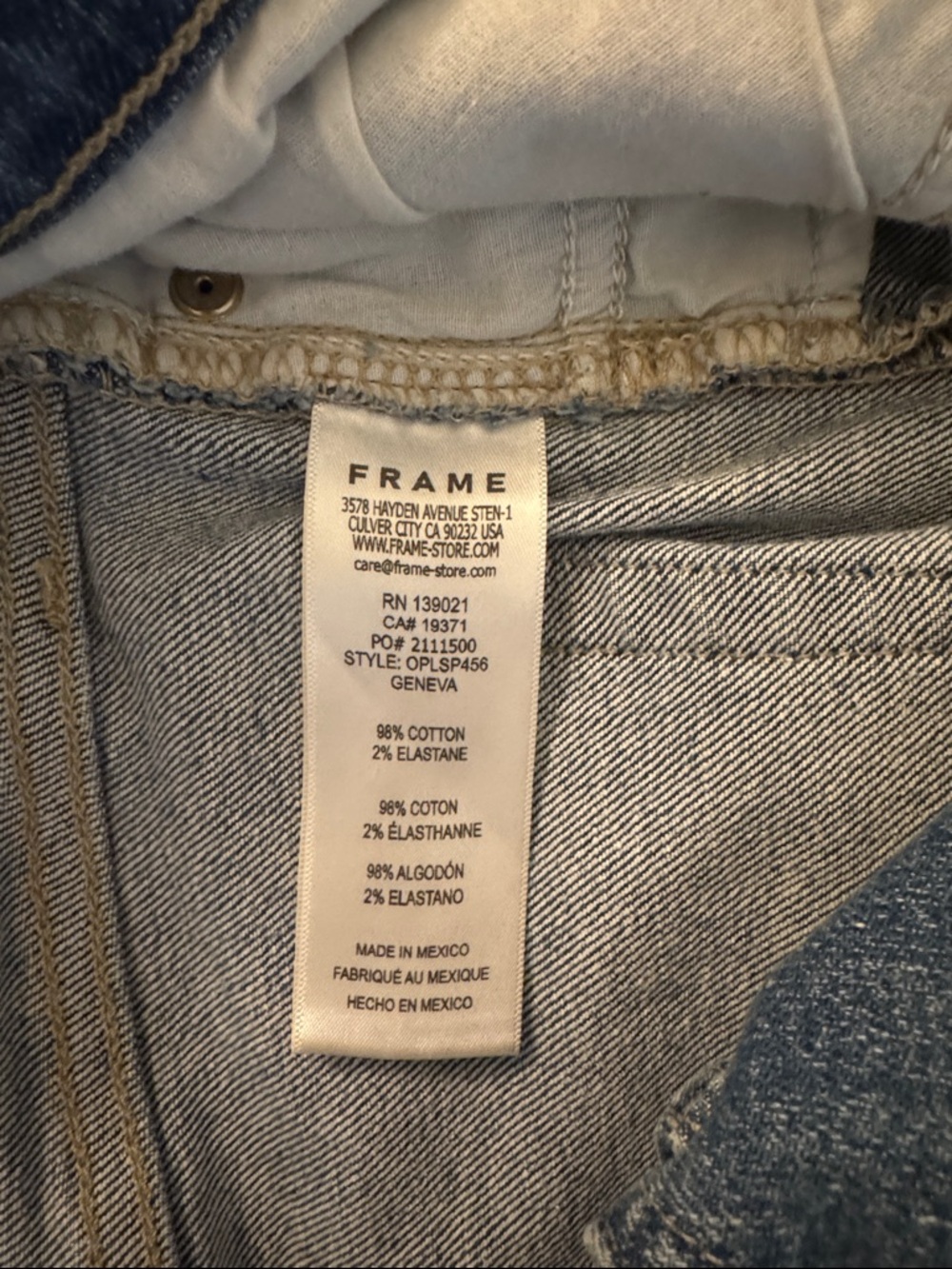 FRAME wide leg women’s jeans - Picture 7 of 7